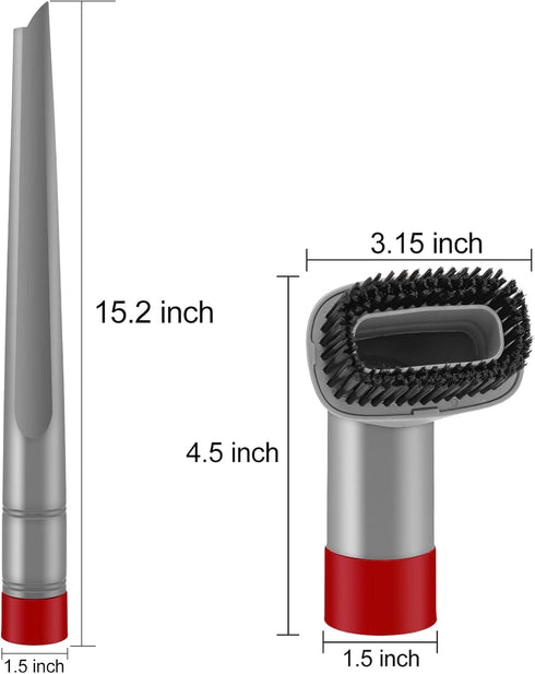Crevice Tool and Dust Brush for Shark Rotator NV500, NV501, NV560, NV502, Professional Lift-Away Vacuum Cleaner, Part