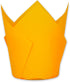 Large Tulip Baking Cups, Orange Color, 2-1/4" Base Diameter x 4" Wall Height, Parchment Paper, Case of 130 pcs