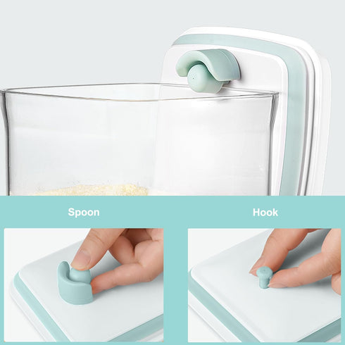 1500ML 1.5QT 650g Formula Dispenser Container with Scoop / Milk Powder BPA-Free Airtight Formula Storage Container