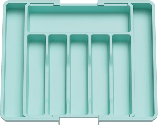 Lifewit Silverware Drawer Organizer | Expandable Utensil Tray for Kitchen, BPA Free Flatware Holder, Adjustable Storage