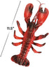 Fun Express Plastic Lobster Luau Party Decor Accents, Red, 1 Piece