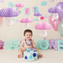 3Pcs Purple Large Mushroom Shaped Paper Lanterns for Forest Jungle Wonderland Themed Birthday Party Decor