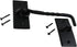 Renovators Supply Manufacturing Hook and Eye Latch, 6.5 in. Black Wrought Iron Door Lock with Hardware