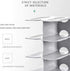 6-Tier Closet, Narrow Shoe Rack for Small Entryways, Space-Saving Adjustable Stackable Shelves, Free Standing Shoe