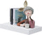 WELLAND 16 inch White Mission Floating Shelves for Wall, Bathroom Wall Mount
