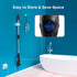 Electric Spin Scrubber, Asknoon Upgraded Power Cordless Shower Scrubber, 8 Replacement Heads, Adjustable Bathroom