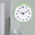 Ciglow Mini Waterproof Electronic Clock, Portable Shower Clock with Sucker, Green