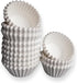 White Mini Cupcake Liners, 300-Pack Paper Wrappers for Mini Muffin Baking Pan, Perfect for Cupcakes, Muffins, Keto Fat