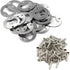 Biaungdo 20PCS 40mm Wall Mounted Bottle Opener with Screws for Beer Cap Coke Bottle