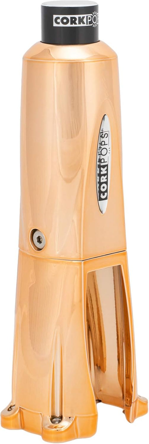 Cork Pops Legacy Wine Opener, Built-in 4-Blade Foil Cutter for Safe Cork Removal, Push Button Use
