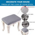 Rectangl,4 Pack Counter ANWUCHEN Stool Covers Stretch Rectangle Bar Stool Covers Elastic Vanity Stool Cover Chair Seat