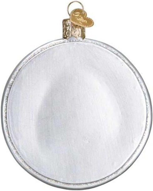 Old World Christmas Ornaments: Glass Blown Pizza Pie Food Ornaments for Christmas Tree