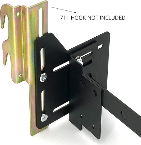 2Pcs Bed Frame Brackets Adapter for Headboard, Extra Heavy Duty Bed Adapter Conversion Plate