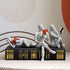 3 Pcs Reading Women Figurine, Thinker StatueModern Bookshelf DecorAesthetic SculptureRoom Decor Modern Abstract