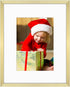 Golden State Art Gold 8x10 Aluminum Frame for 8 x 10 Picture or 5x7 Photo with Mat - Shatter-Resistant Glass
