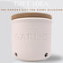 Okavango Countertop 16oz) Garlic Keeper - White Ceramic Container with cork lid - Garlic Storage - Garlic Holder