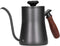 Coffee Kettle - Hand Breathe Stainless Steel Pot with Fine Mouth for 550Ml Pour Over Coffee Makers (Black)