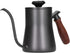 Coffee Kettle - Hand Breathe Stainless Steel Pot with Fine Mouth for 550Ml Pour Over Coffee Makers (Black)