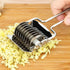 Kakalote (6.30 2.76 1.22inchs) Pasta Maker Stainless Steel Noodle Lattice Roller Pastry Wheel Cutter Spaghetti Maker