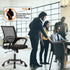 Ergonomic Office Chair, Home Desk Task Mesh Computer Chair with Lumbar Support, Adjustable Rolling Swivel