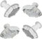 PME Creative Set of 4 Plaque Rose & Plain Embossing Plunger Cutters