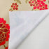 LovingWay 14.7 feet Wallpaper Roll, Red Peony Floral Shelf Liner, 17.7x177 Inch for Home Storage