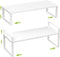 Jojocross Expandable,Stackable Spice Rack,Seasoning Organizer and Storage,Spices Jar Racks for Cabinet,Countertop, Metal