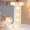 Pooqla LED Marquee Letter Lights Sign - Light Up Alphabet Letter for Home Party Wedding Decoration J