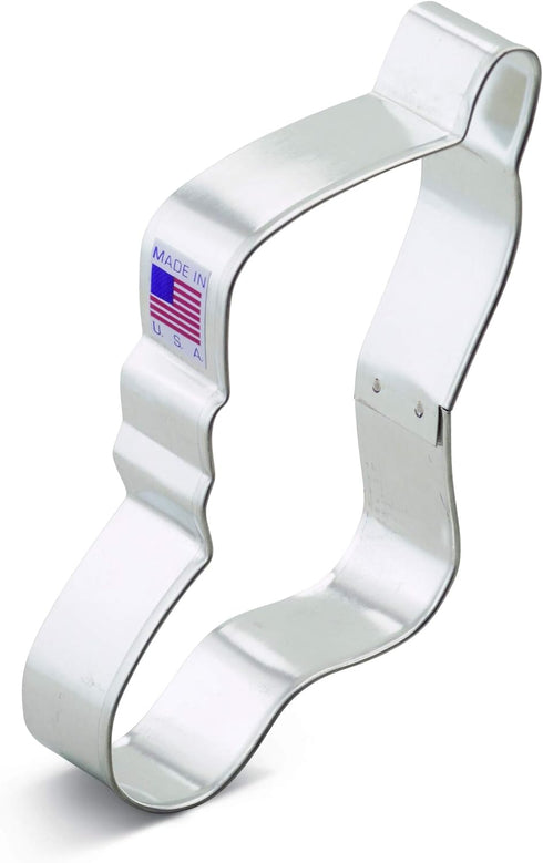 Christmas Stocking Cookie Cutter - 5", Made in USA by Ann Clark