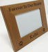 Forever in Our Hearts Custom Dog Memorial Wood Picture Frame, Fits 4x6 Inch Picture (4x6 Horizontal)
