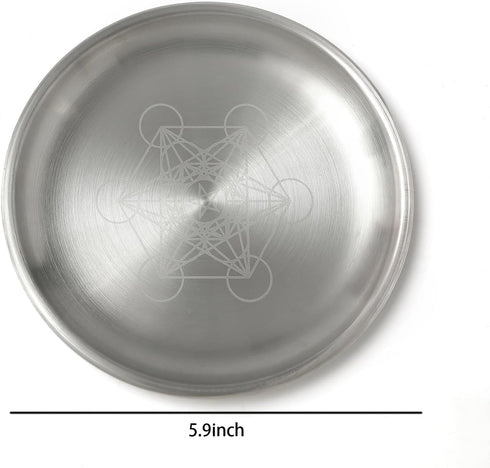 Offering Bowl Ritual Plate Great for Altar use, Ritual use, Incense Burner, smudging Bowl, Decoration Bowl, offering Bowl (Metatron)
