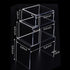 6-Pack Clear Acrylic Display Risers, Showcase Shelf for Figures, Cupcakes, Jewelry Display Stands - 3 Large Size