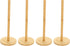 Wooden Paper Towel Holder Stand (4 Pcs), Non-Slip Countertop Paper Roll Holder for Kitchen Countertop and Table