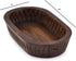 Mango Wood Decorative Bowls for Home Décor, Long Wooden Bowl for Table Centerpiece (10" x 6" x 2")