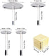Cake Flower Nail Lifters Set, 6 Pcs Stainless-Steel Baking Tools for Icing Flowers Decoration