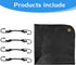 Air Conditioner Covers for Outside Units, Heavy Duty Water-Resistant Central AC Cover 36 x 36 Inch, Black