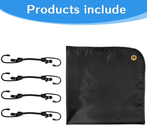 Heavy Duty Water-Resistant Central AC Cover for Outdoor Unit, Air Conditioner Covers for Outside Units 32 x 32 Inch,