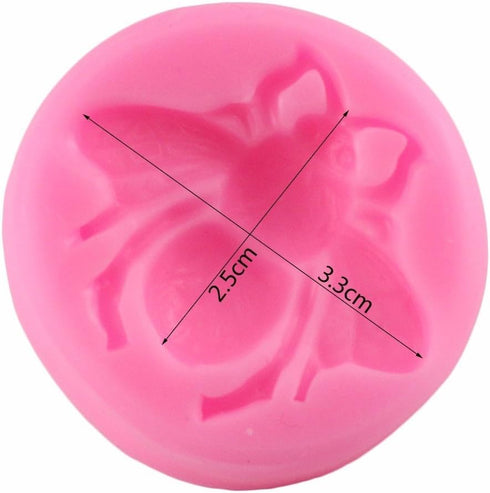 3D Bumble Bee Silicone Mold Fondant Chocolate Candy Gum Paste Kitchen Baking Sugar Craft Cake Decorating Tools