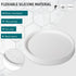 Silicone Round Bathroom Tray, Decorative Soap Holder for Kitchen Countertop Organizer, 9 Inch for Candle, Perfume, Plant