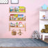 SAG's store Set 3 15.7" Floating Nursery Shelves - of Natural Wood Wall-Mounted Bookshelves for Kids Room, Baby Room
