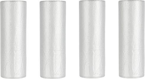 12"x20" 1.75" Pack 1440 [4 Mr Miracle Plastic Produce Bags for Food Storage - Clear Grocery Bag for Fruits, Vegetables