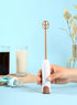 Handheld Electric Baby Formula Mixer, Handheld Drink Mixer (White)