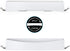 Better Living Clever Flip Shower Shelf, Wall Mounted Shower Caddy Organizer, 16.88" x 4" x 2.88", White, No Drilling
