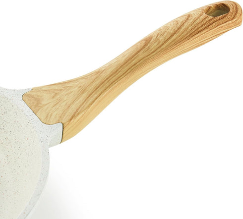 SENSARTE Frying Pan Bakelite Handle Replacement for White Ceramic Collection Pots and Pans