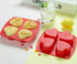 Webake Silicone Heart Mold, Heart Shaped Small Cake Pans for Baking, Jelly, Pudding, Jello, Soap, 2 Pack