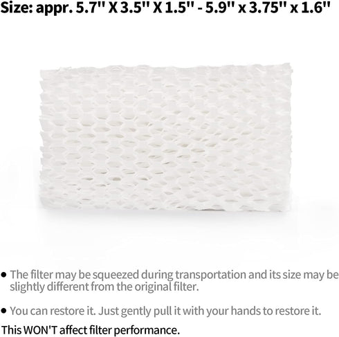 4Pcs Humidifier Wicking Filters Replacement for ReliOn WF813 RCM-832