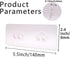 HopeFire 8 Pack Shower Caddy Adhesive for Replacement, Strong Transparent Adhesive for Shower Caddy Sticky Pads, No