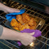 Talisman Designs No-Slip Grip Silicone Hot Pad & Trivet, Blue, Up to 500-Degree Heat Resistance