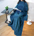 PAVILIA Wearable Blanket with Sleeves for Adult Women Men, Soft Warm Fleece Wrap Throw, Robe Blanket Gift