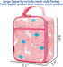 FlowFly Kids Lunch Box Insulated Soft Bag, Mini Cooler Thermal Meal Tote Kit for Girls, Boys, Unicorn